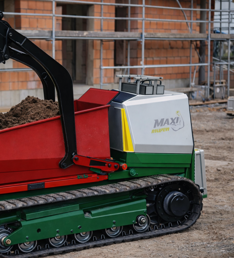 Baustellen-Transport elektrisch