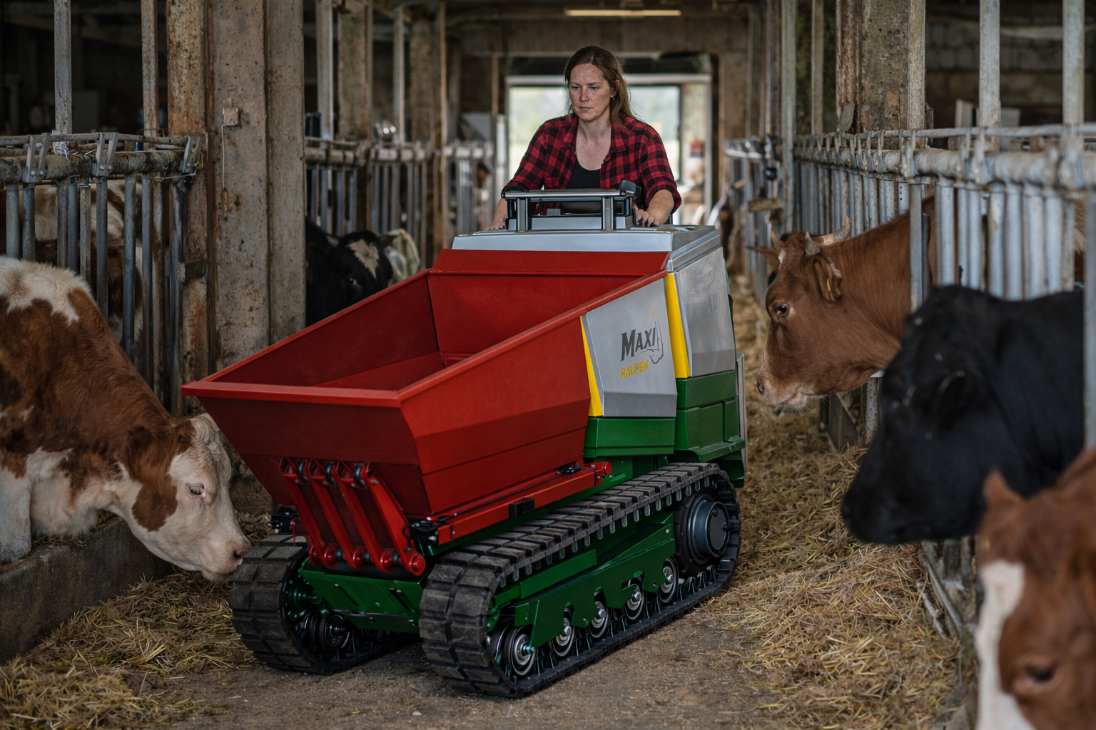 Landwirtschaftlicher Einsatz im Stall